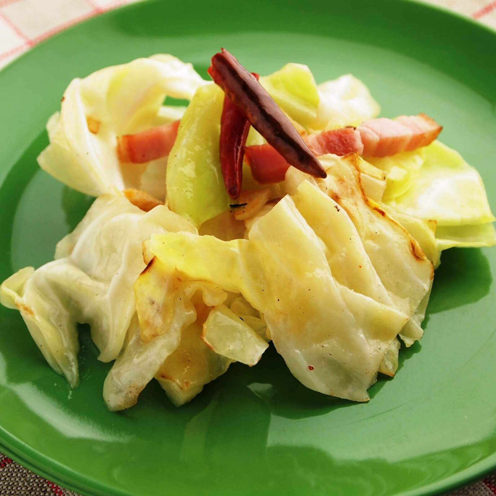 キャベツのペペロンチーノ風炒め キャベツのペペロンチーノ風炒め