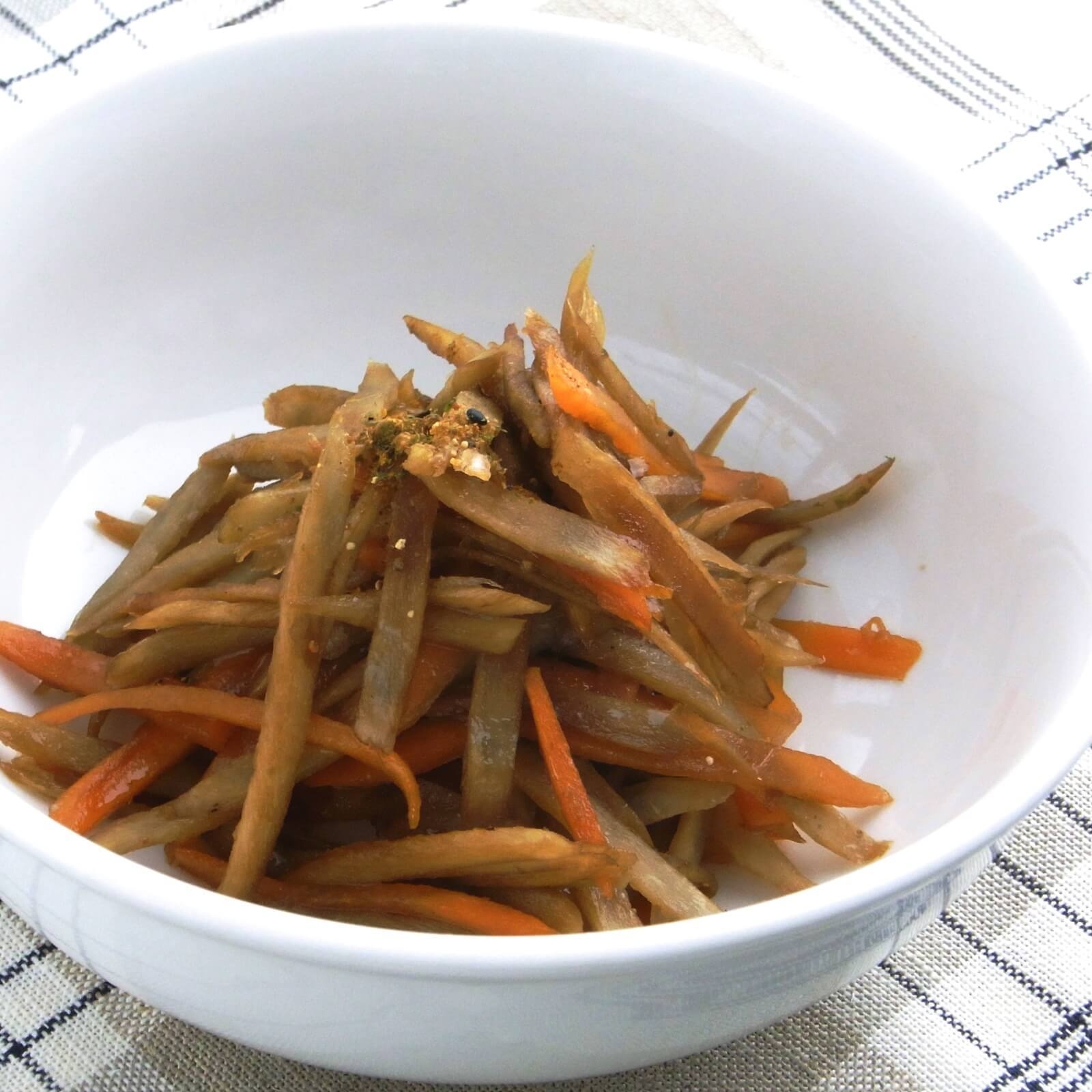 ごぼうと人参のきんぴら ごぼうと人参のきんぴら