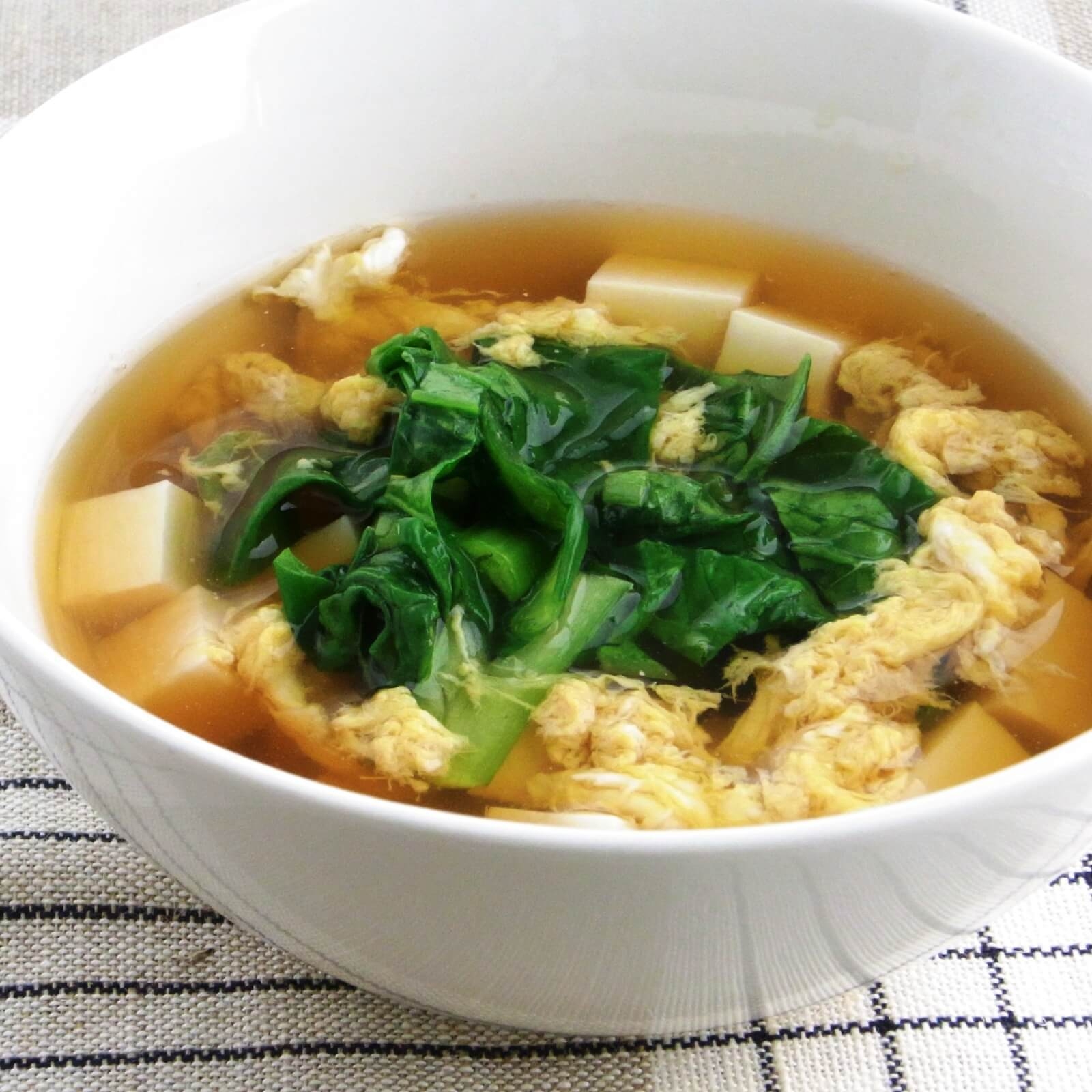 青菜のあっさり汁 青菜のあっさり汁