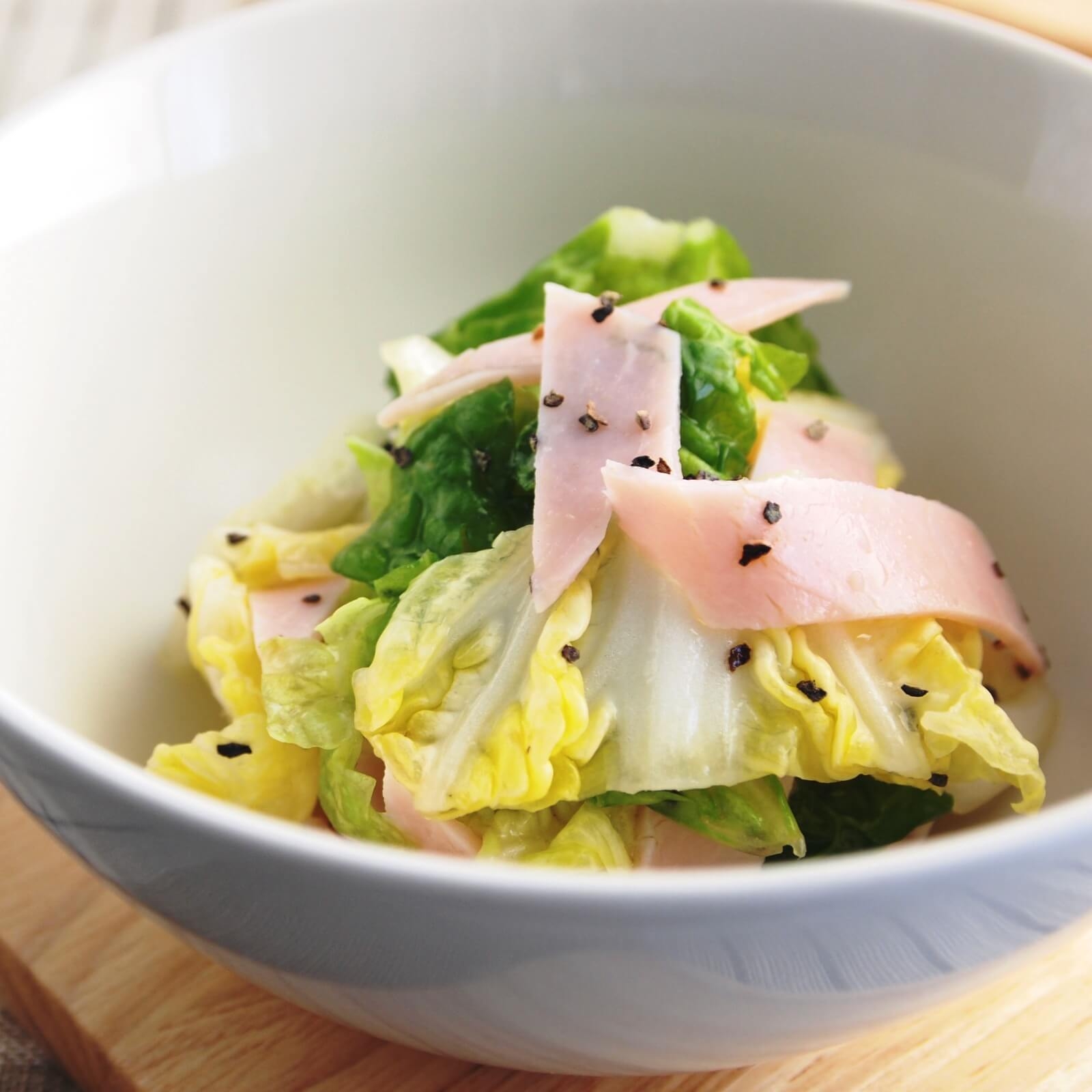 はくさいとハムのコールスロー はくさいとハムのコールスロー