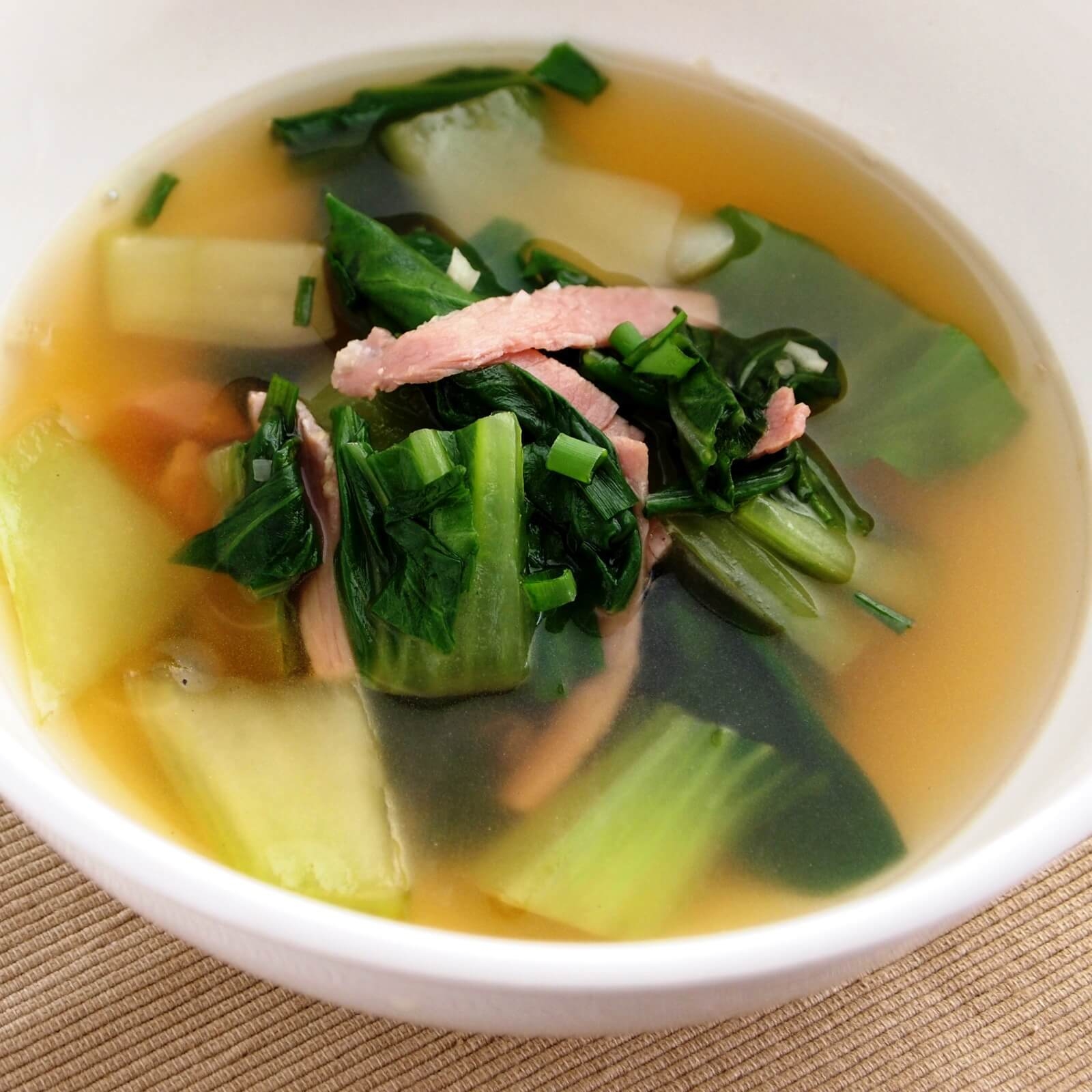 チンゲン菜の中華スープ チンゲン菜の中華スープ
