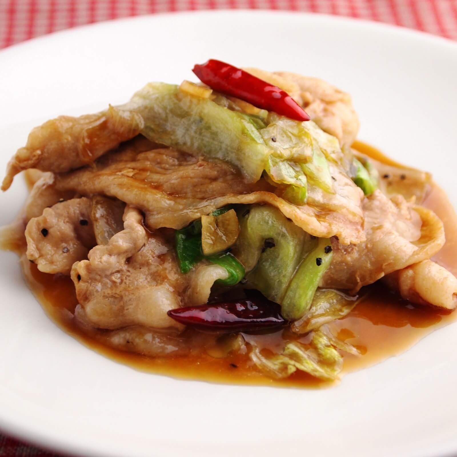 レタスと豚肉のオイスターソース炒め レタスと豚肉のオイスターソース炒め