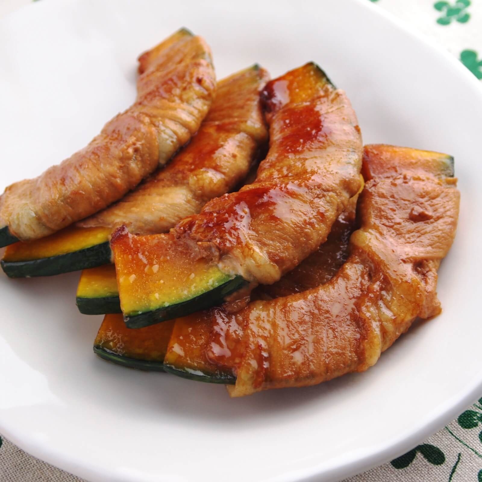 かぼちゃの豚肉巻き かぼちゃの豚肉巻き