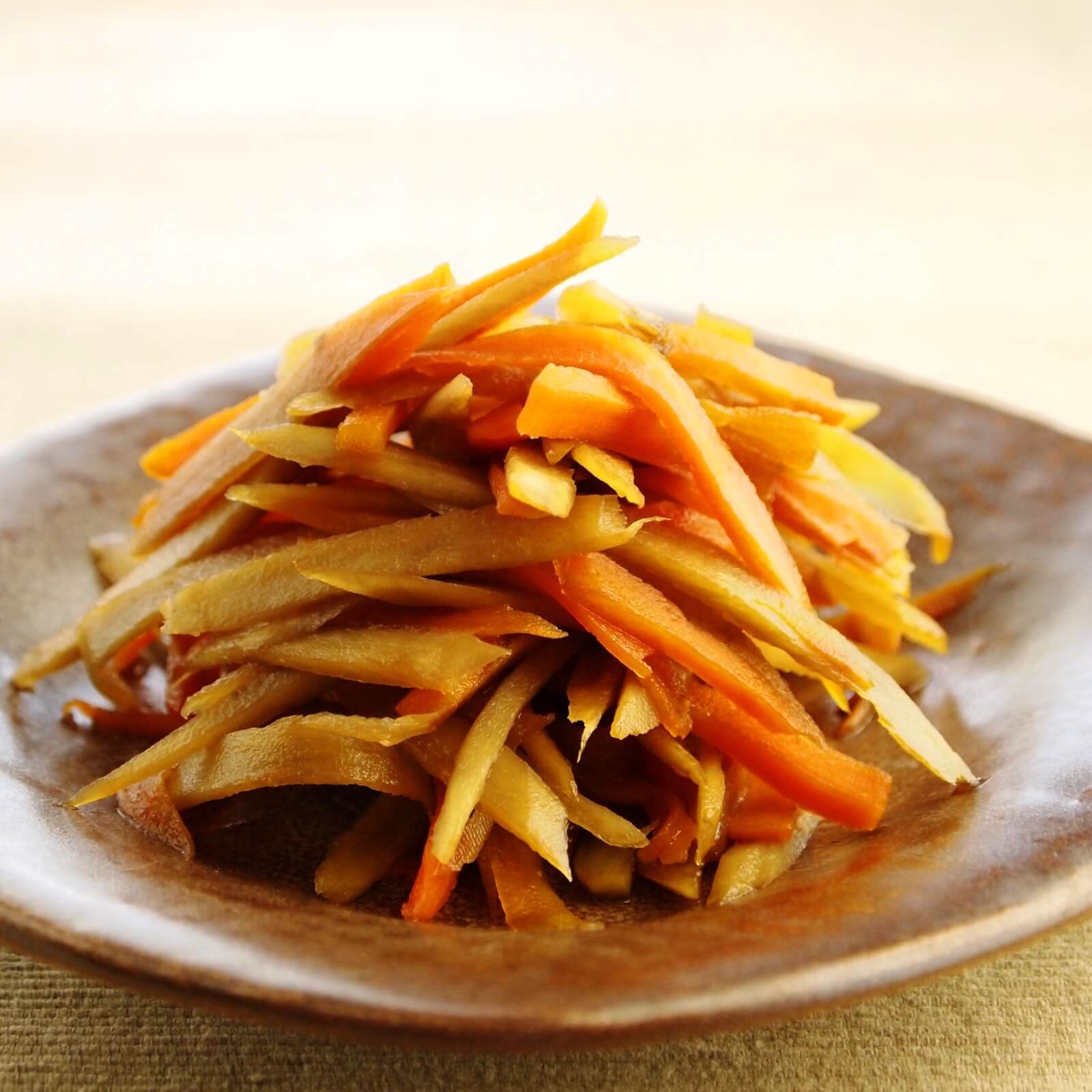 ごぼうとにんじんのヘルシーきんぴら ごぼうとにんじんのヘルシーきんぴら