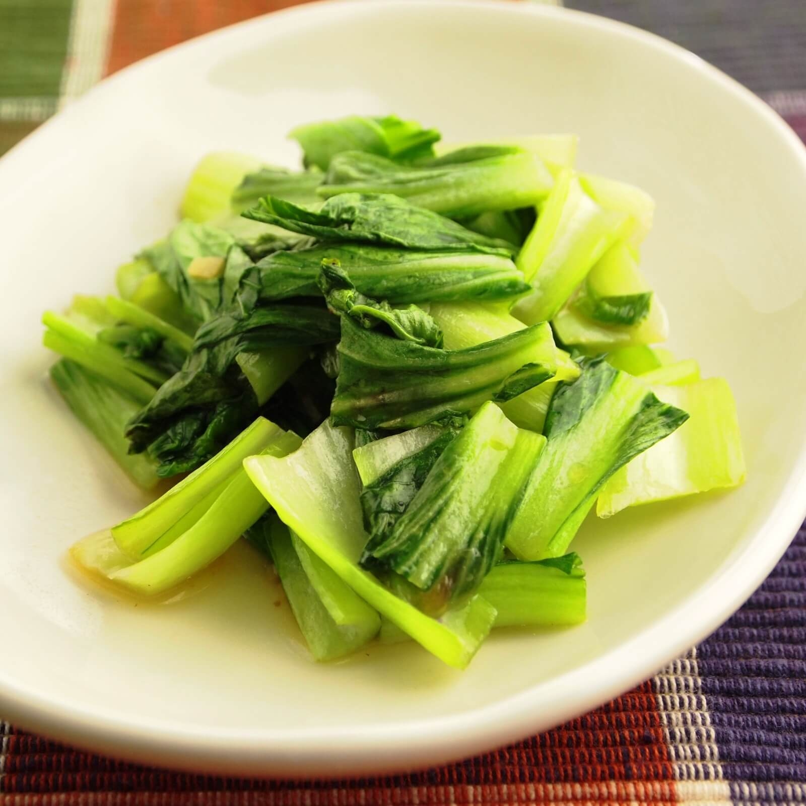 チンゲン菜の塩炒め チンゲン菜の塩炒め