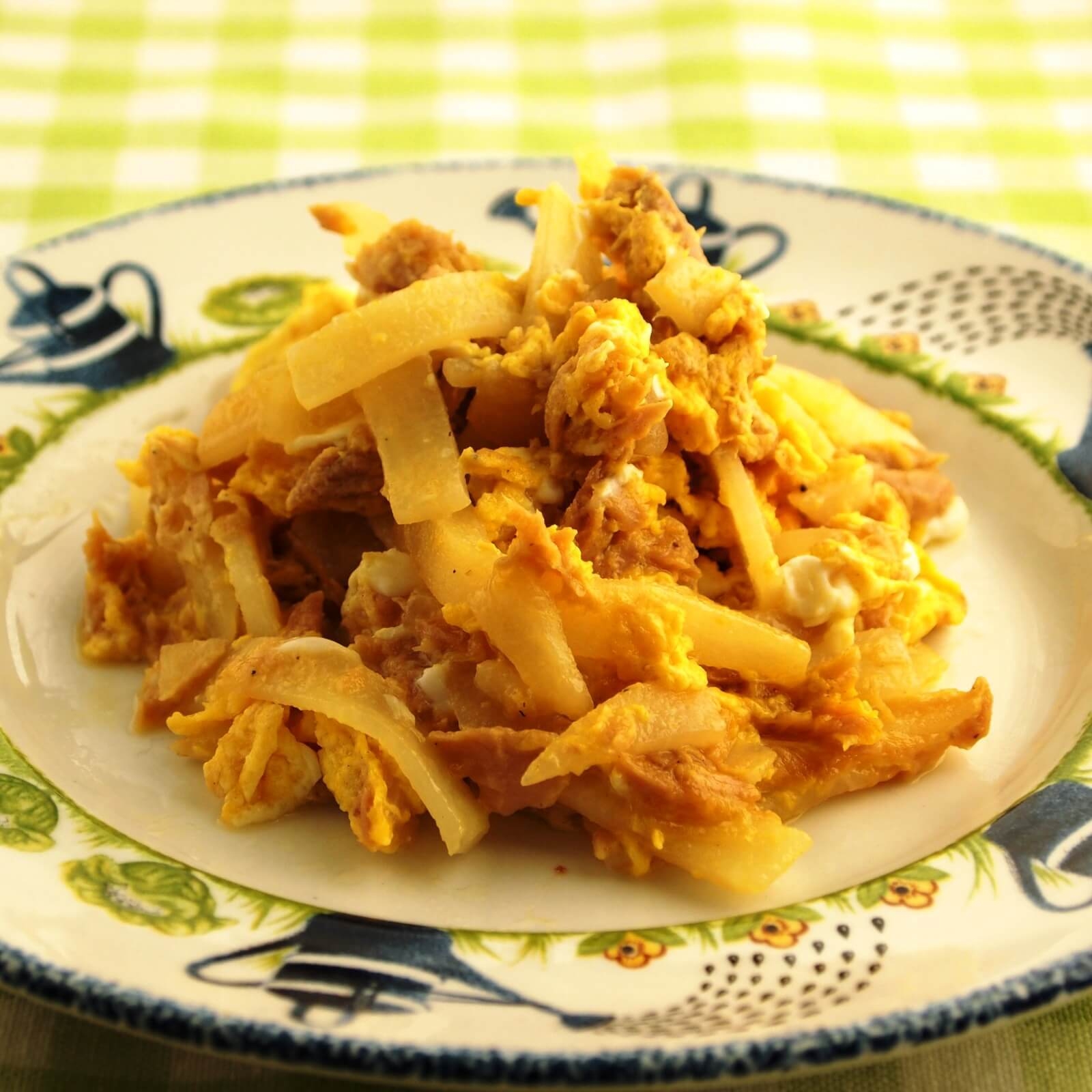 だいこんのチャンプルー風炒め だいこんのチャンプルー風炒め