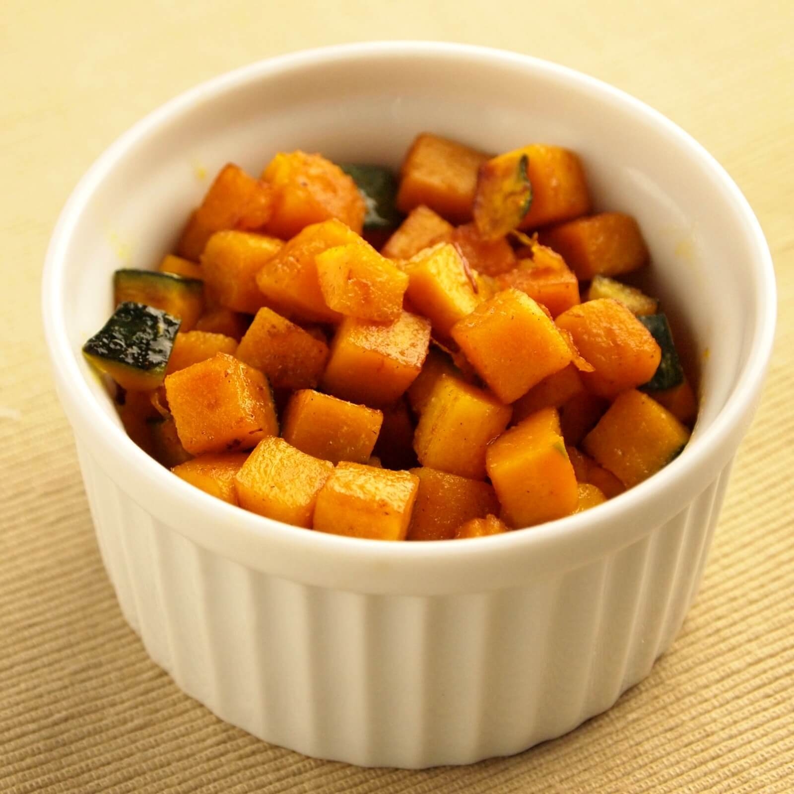 サイコロかぼちゃのバター炒め サイコロかぼちゃのバター炒め