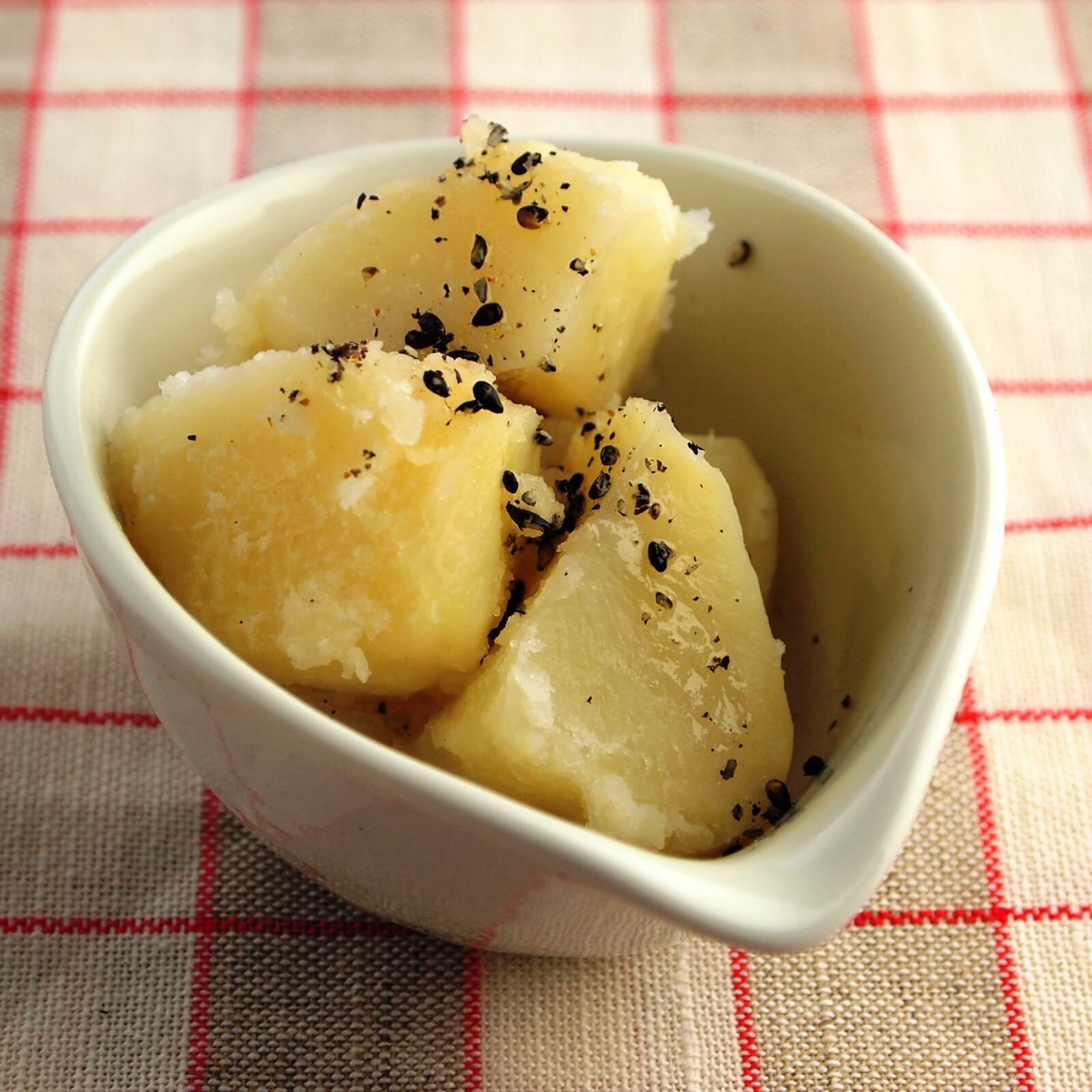 塩ゆでじゃがいものごま塩だれ 塩ゆでじゃがいものごま塩だれ