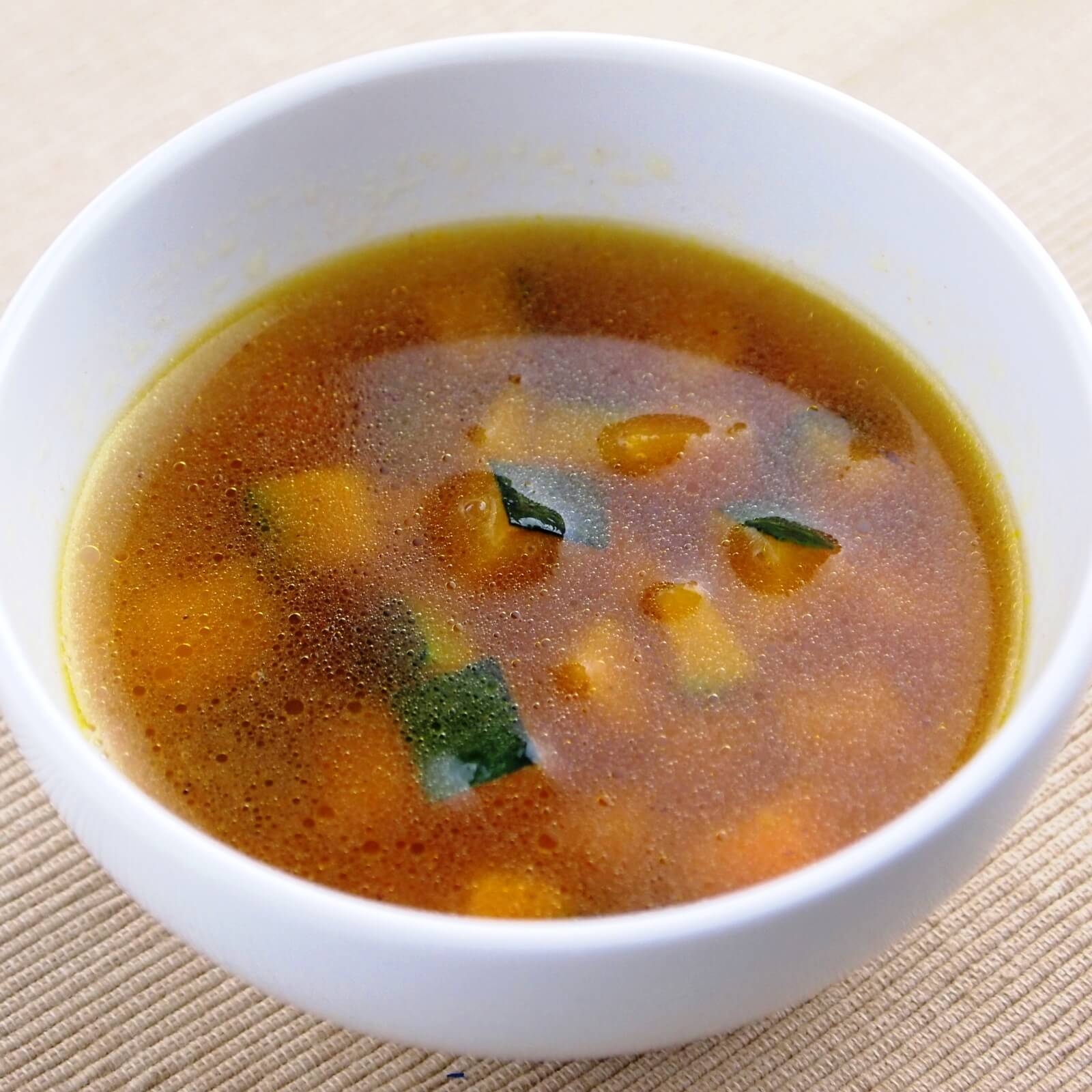 かぼちゃのコンソメスープ かぼちゃのコンソメスープ