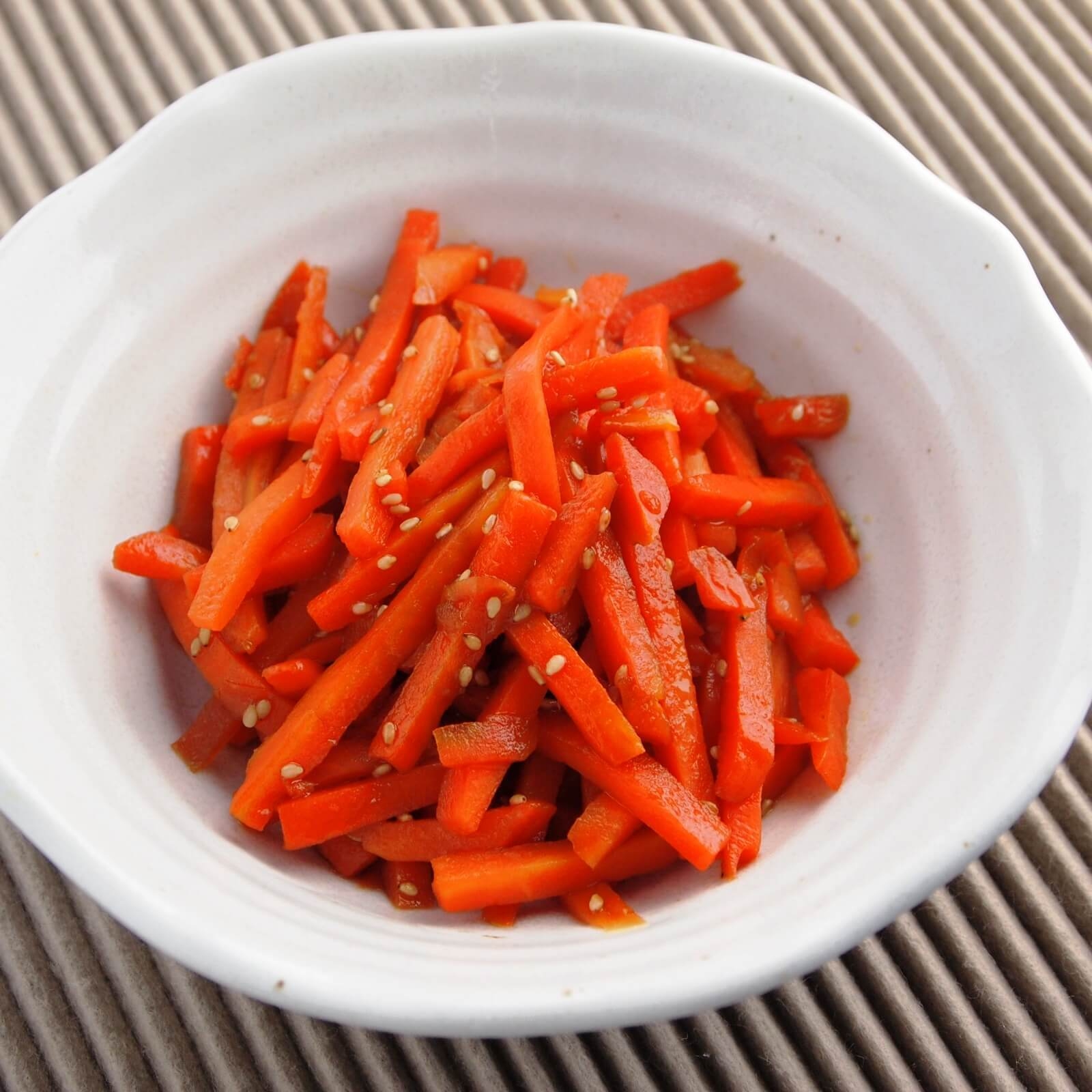 にんじんの酢炒め にんじんの酢炒め