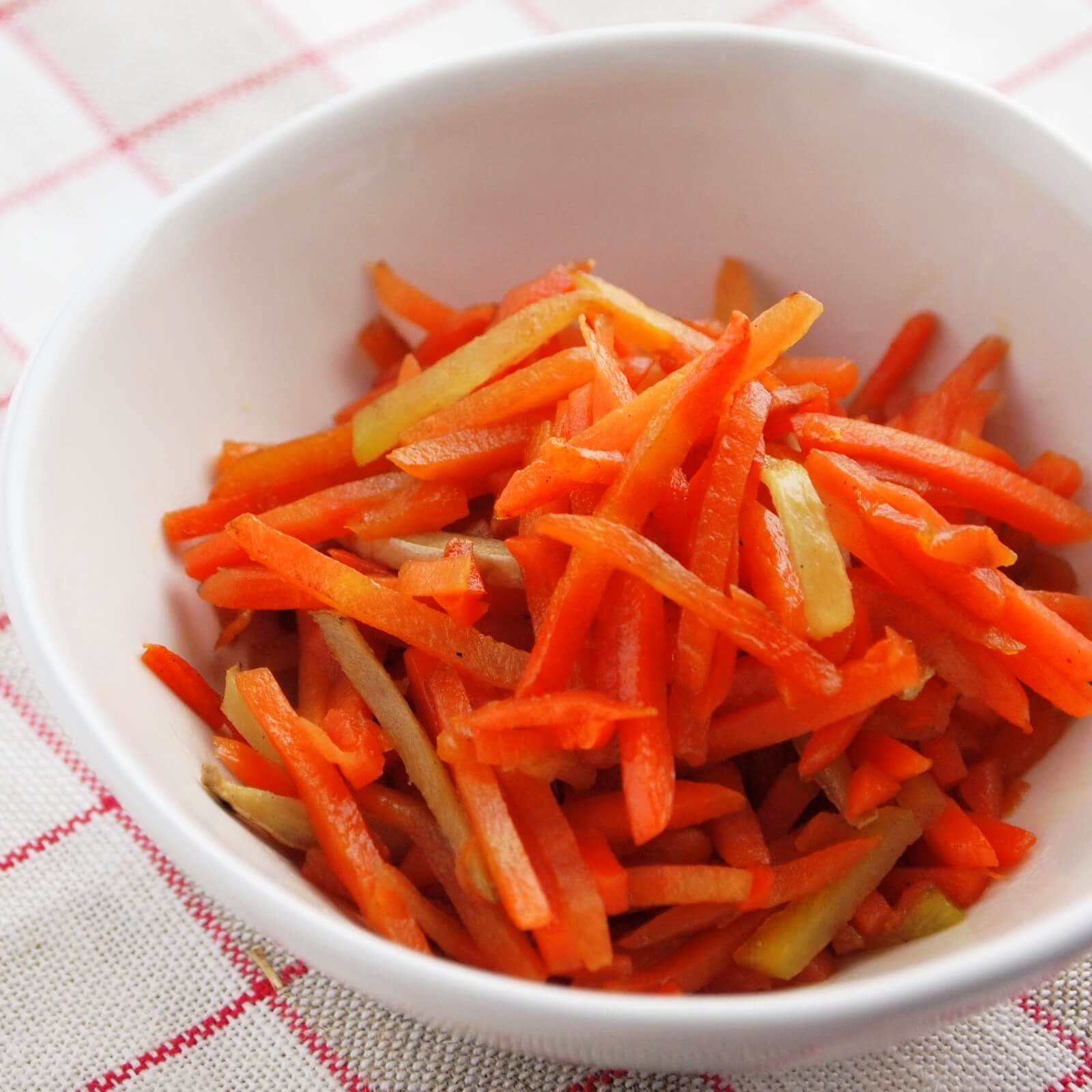 にんじんのしょうが炒め にんじんのしょうが炒め