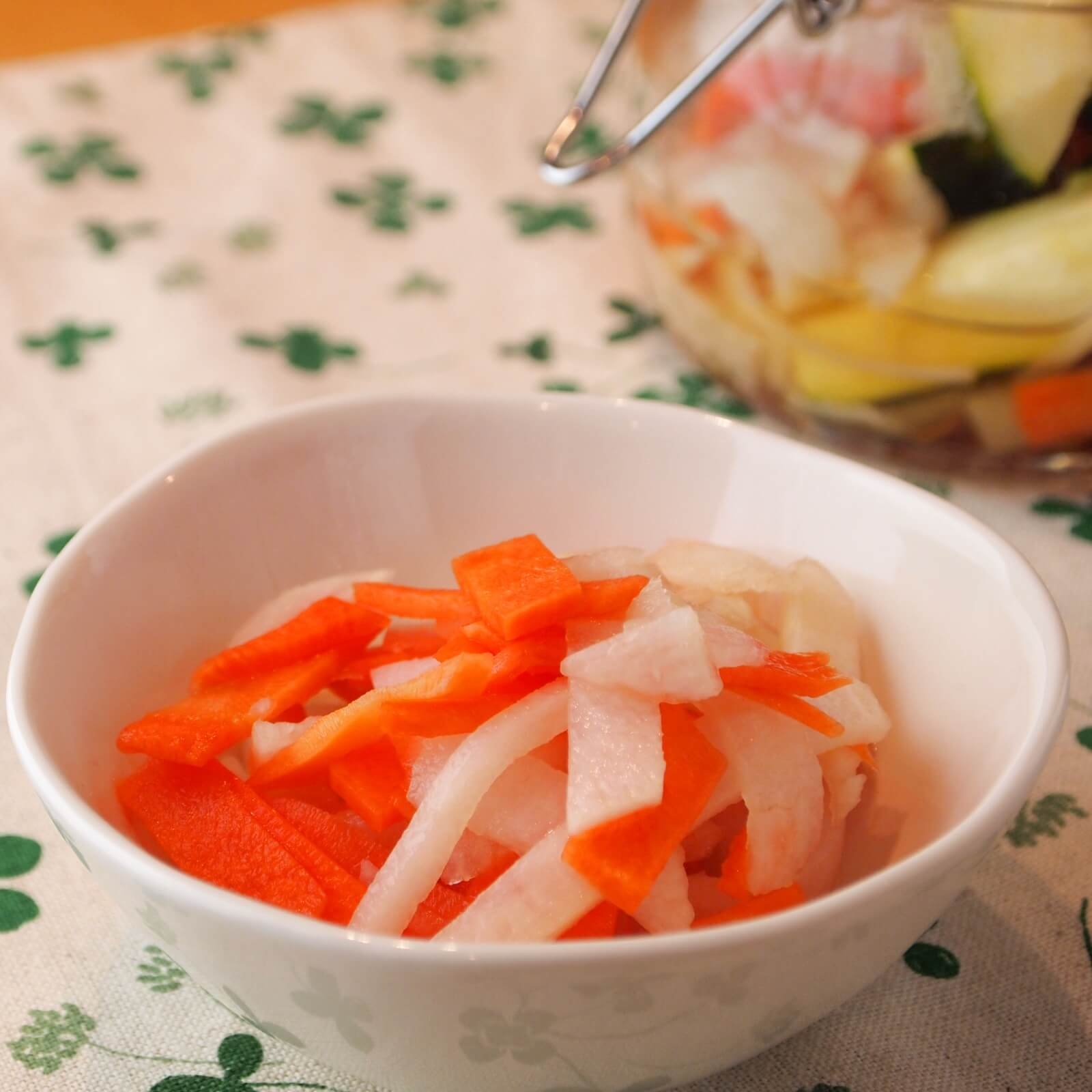 だいこんとにんじんのピクルス だいこんとにんじんのピクルス