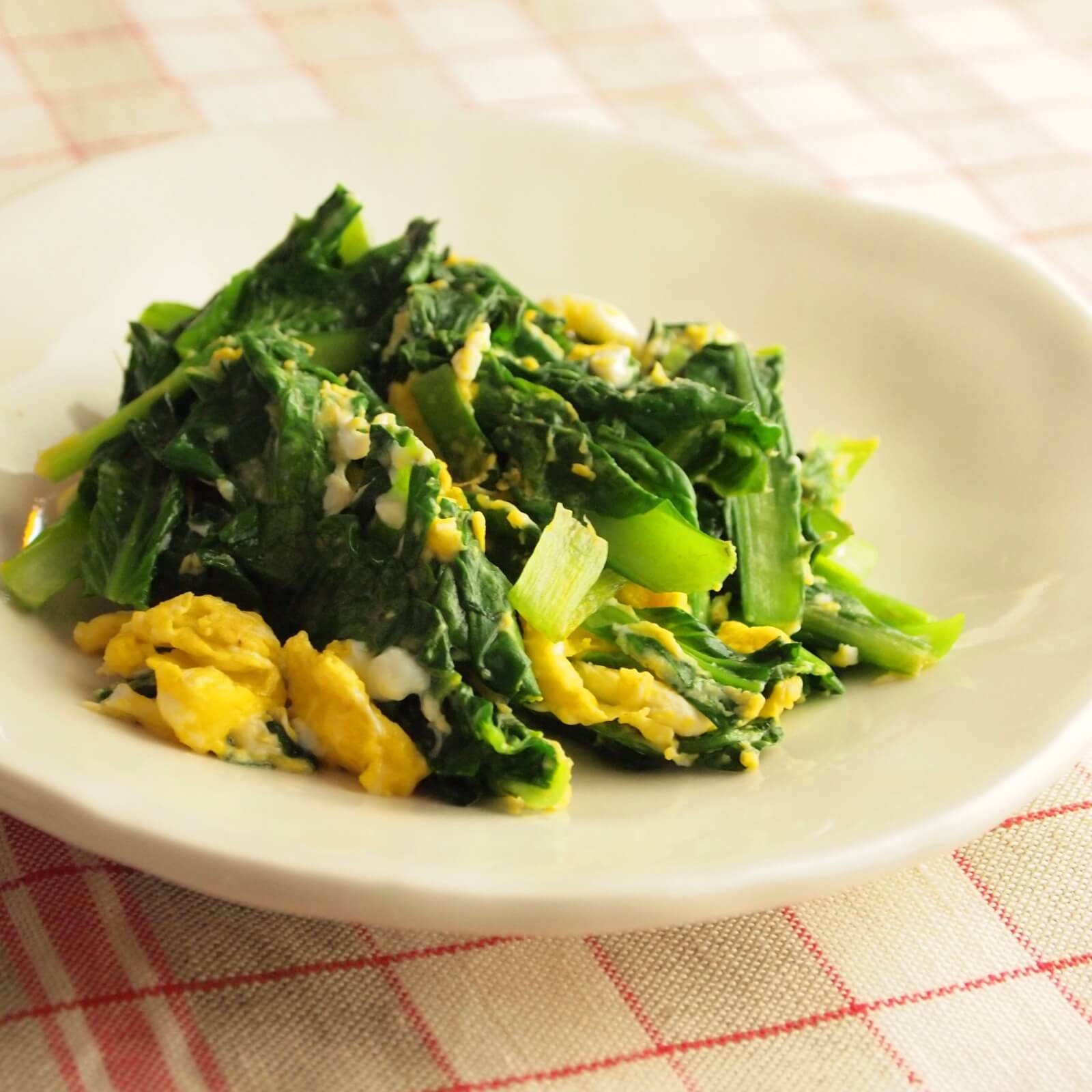 こまつなのたまご和え炒め こまつなのたまご和え炒め