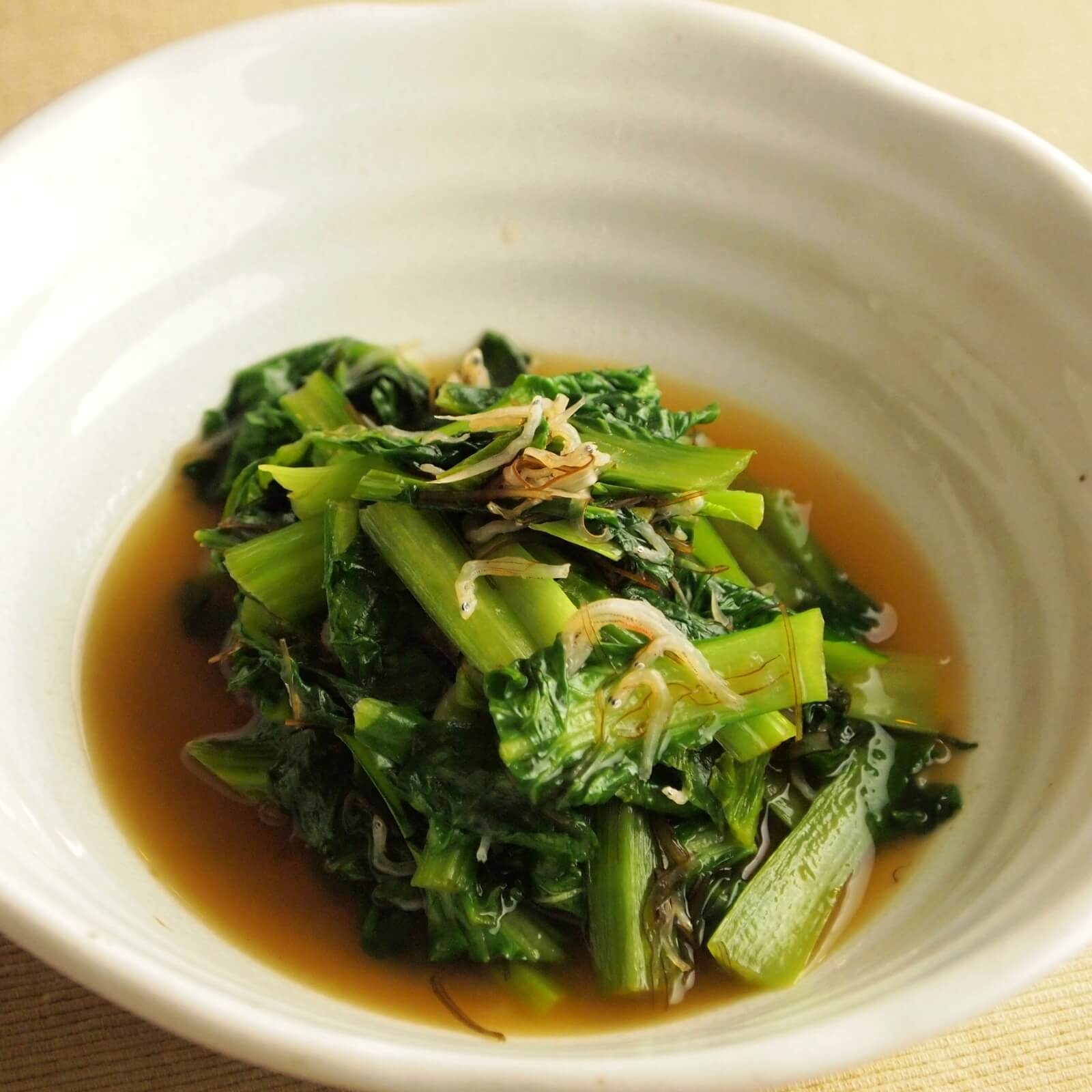 こまつなとじゃこのサッと炒め煮 こまつなとじゃこのサッと炒め煮