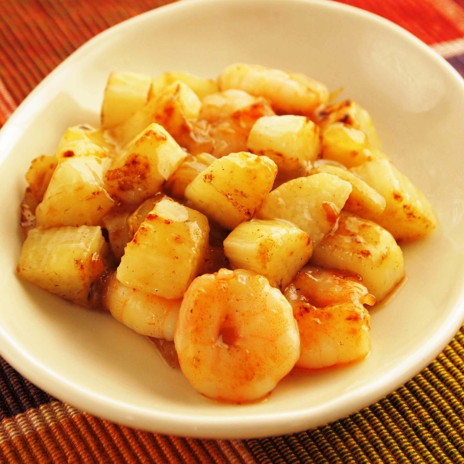 ながいもとえびのトロリ炒め ながいもとえびのトロリ炒め