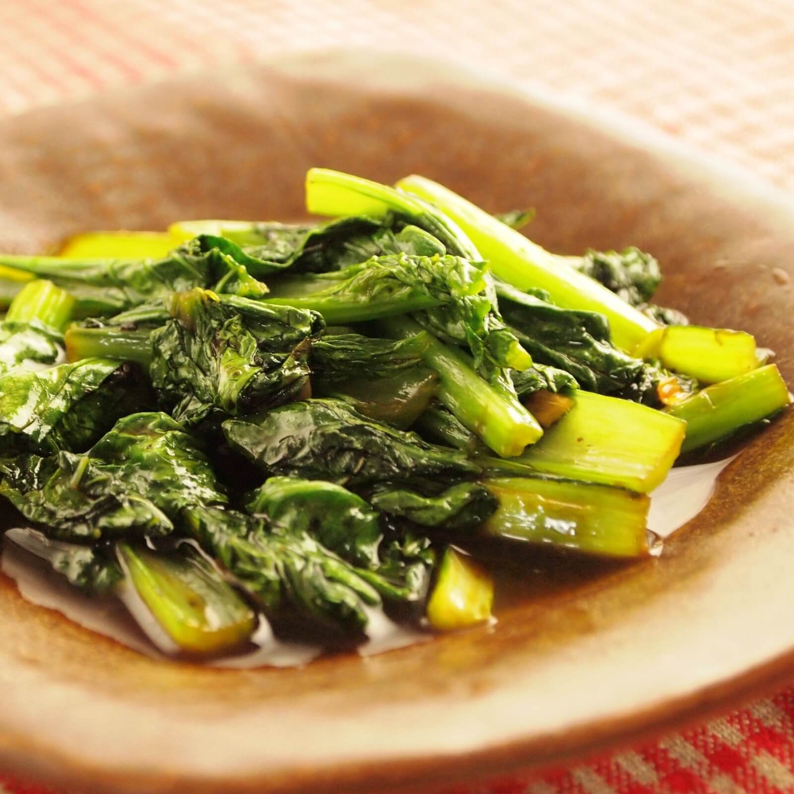 こまつなのオイスターソース炒め こまつなのオイスターソース炒め