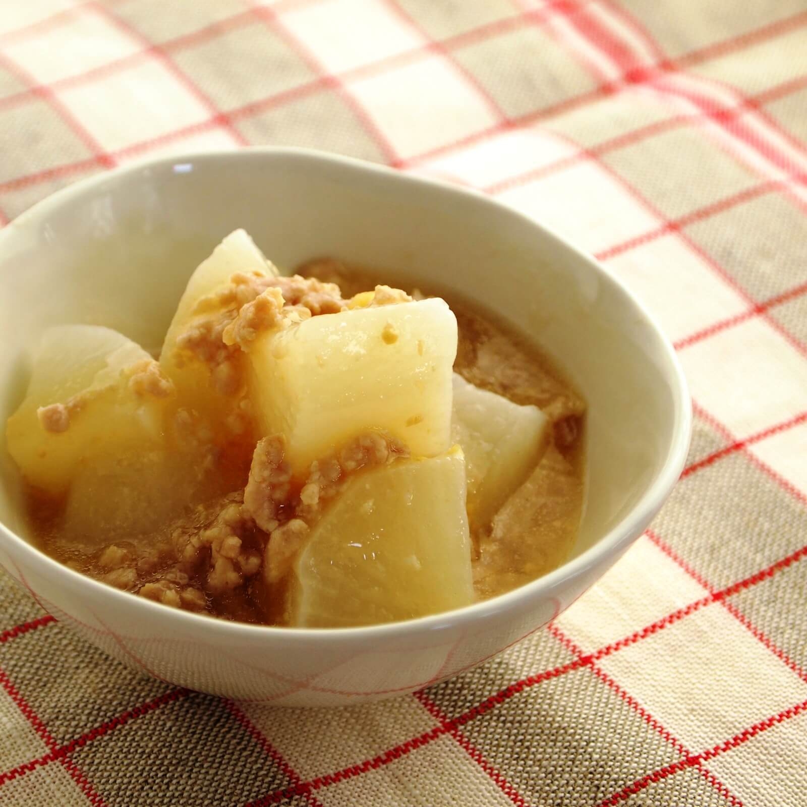 だいこんの味噌そぼろあんかけ だいこんの味噌そぼろあんかけ