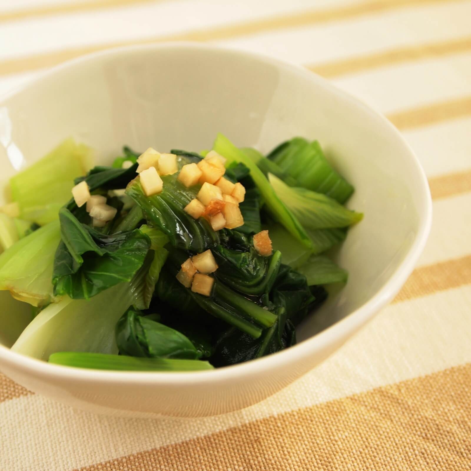 茹でチンゲン菜の中華サラダ 茹でチンゲン菜の中華サラダ