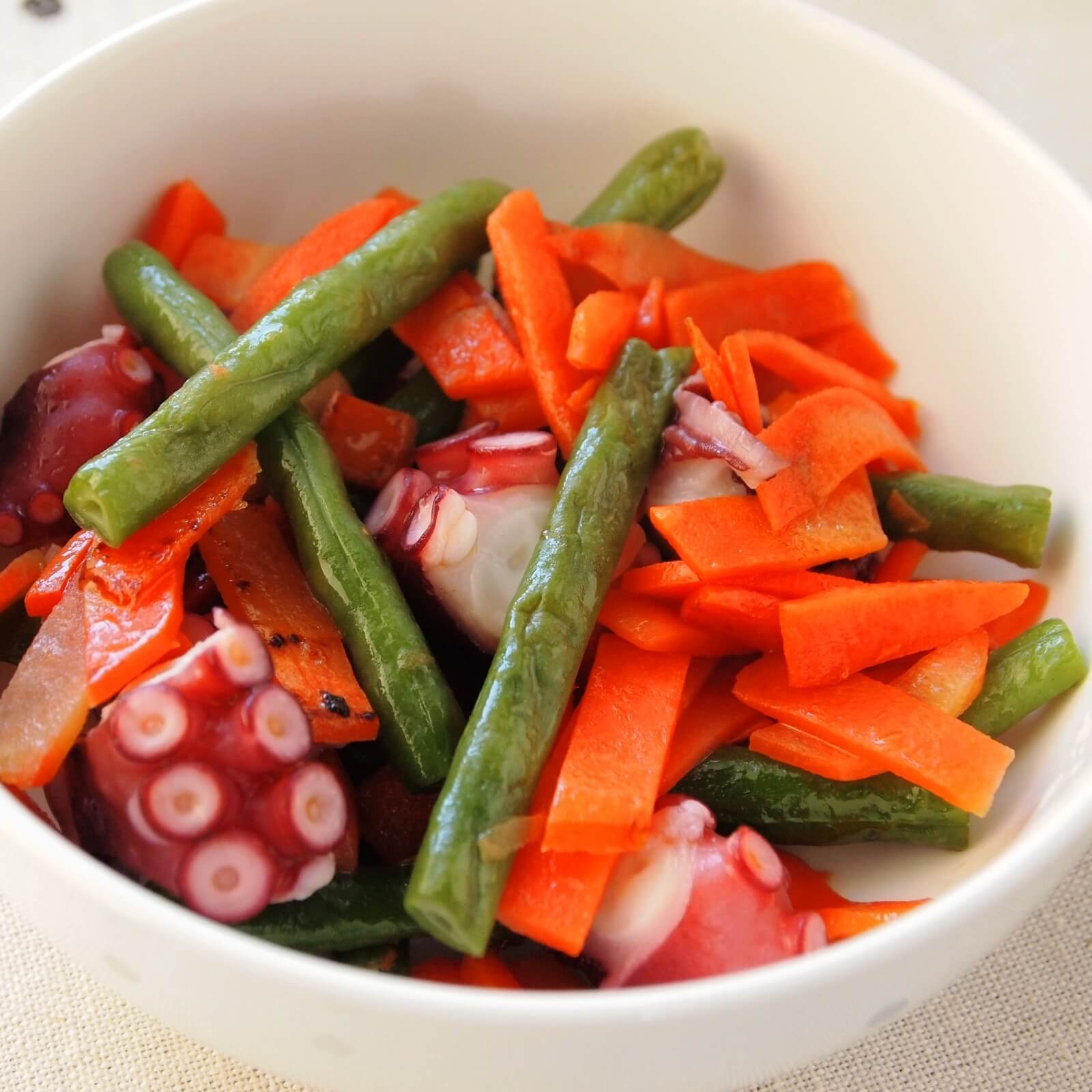 にんじんといんげんの炒めサラダ にんじんといんげんの炒めサラダ