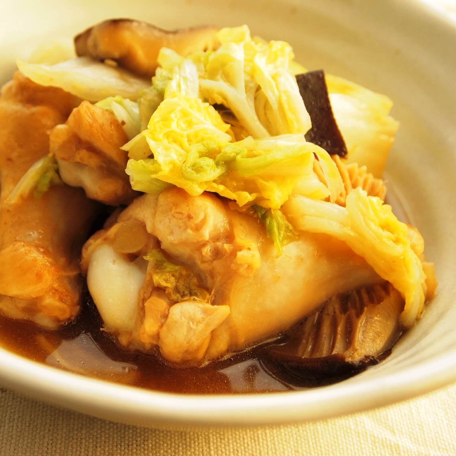 はくさいと鶏肉の煮物 はくさいと鶏肉の煮物