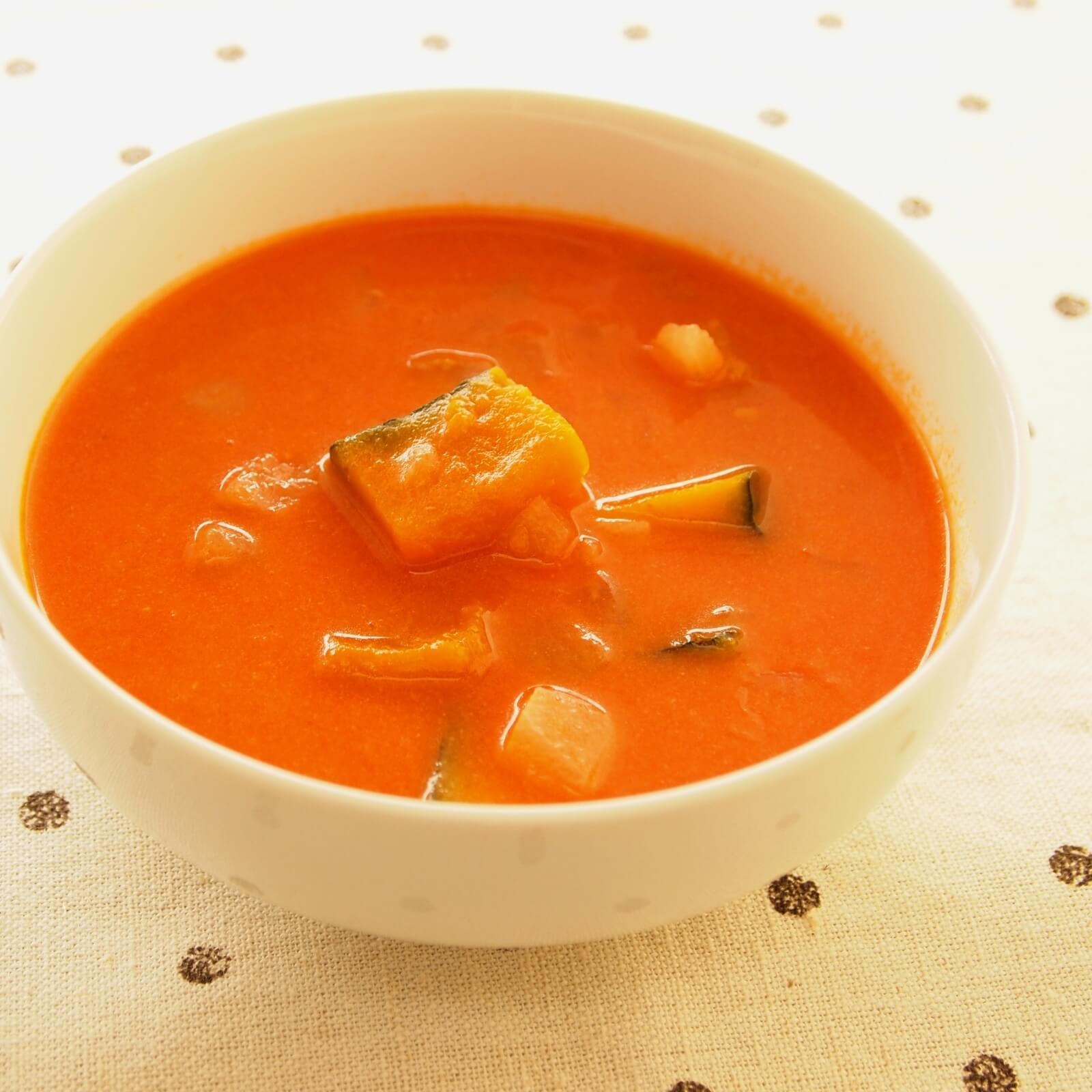 かぼちゃのトマトスープ かぼちゃのトマトスープ