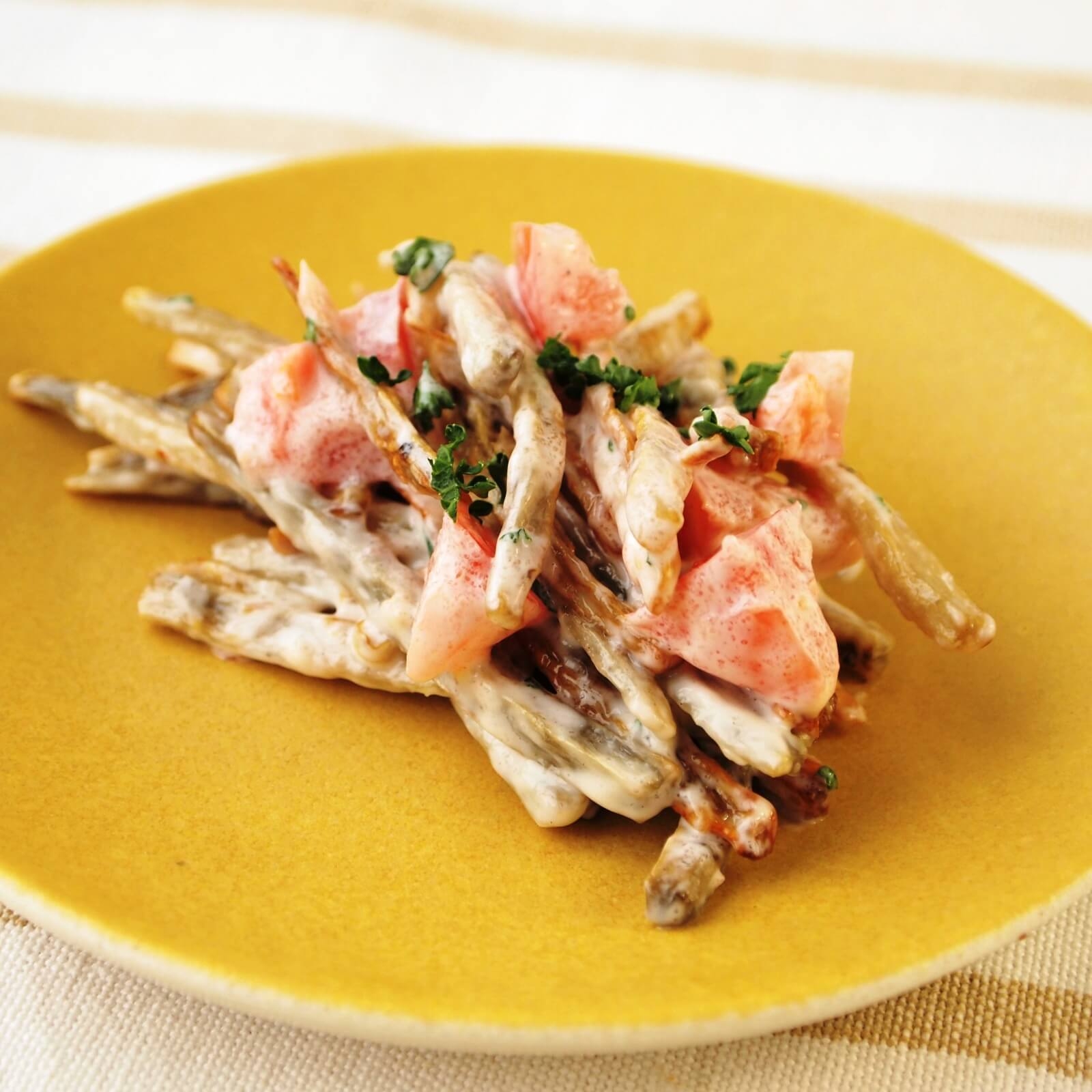 揚げごぼうのマヨネーズ和えサラダ 揚げごぼうのマヨネーズ和えサラダ