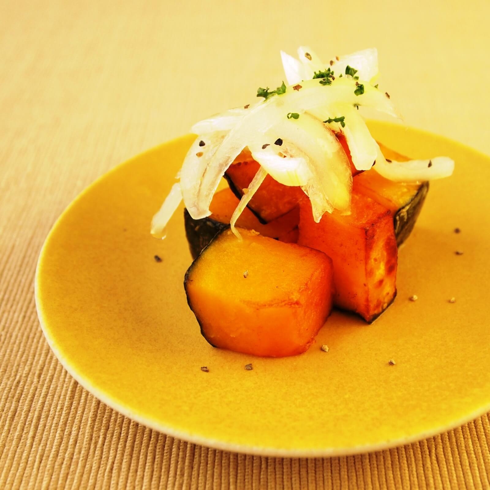 揚げかぼちゃのマリネ 揚げかぼちゃのマリネ