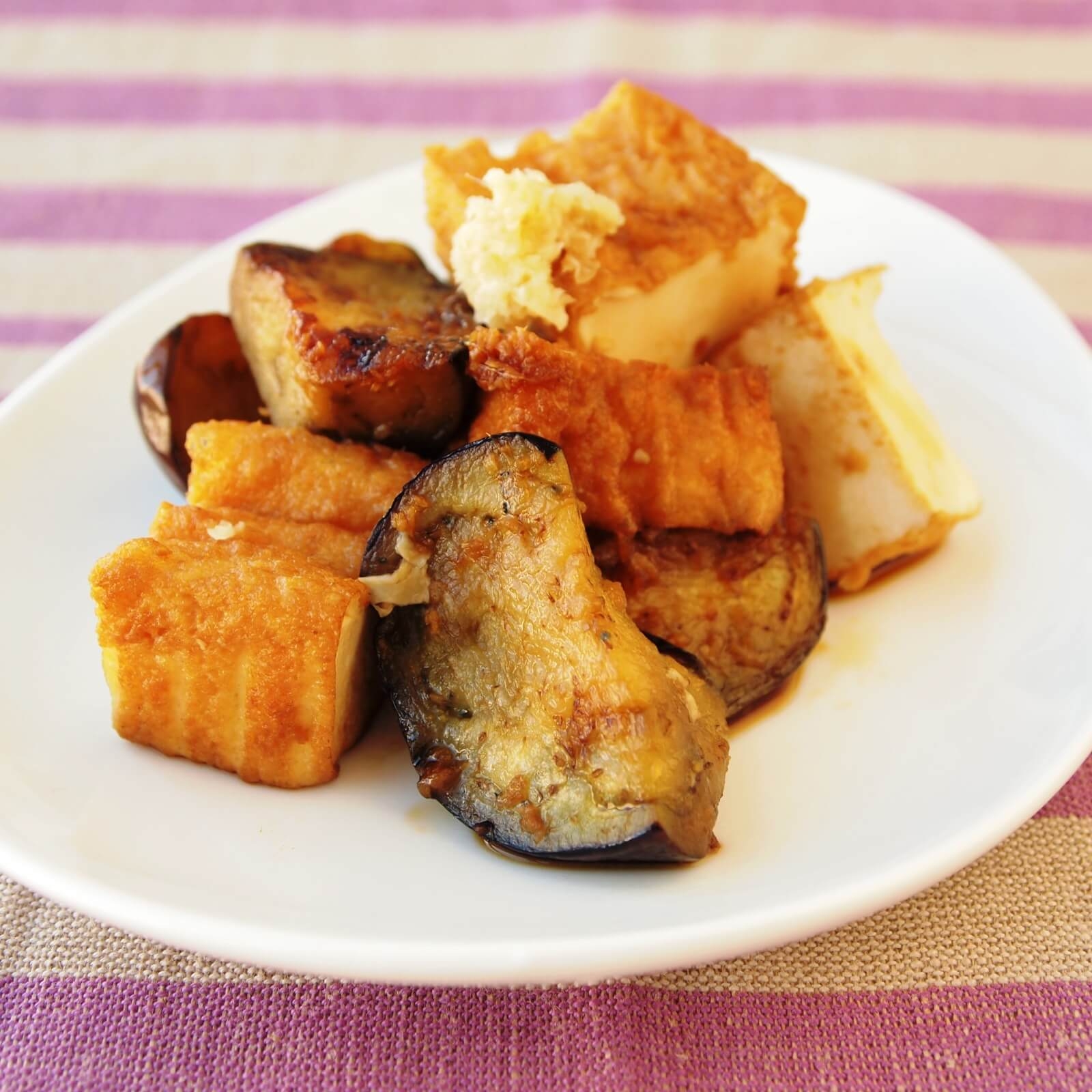 なすと厚揚げのしょうが焼き なすと厚揚げのしょうが焼き