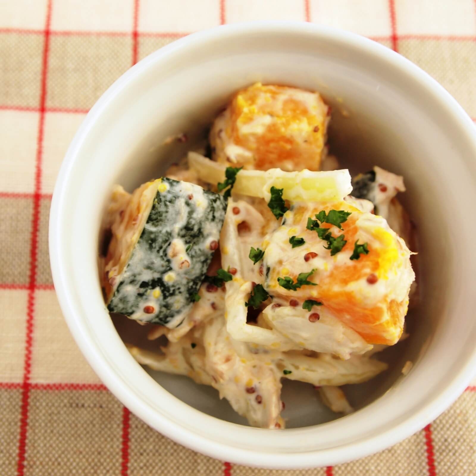 かぼちゃのツナマヨサラダ かぼちゃのツナマヨサラダ